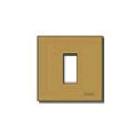 8000-PLACCA 1M SCATTO X SCAT.TONDA METAL.BRONZO - VIMAR 08605.BR - VIMAR 08605.BR product photo