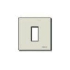 PLACCA 1 MODULO ALLUMINIO SCATTO ORO SERIE 8000 - VIMAR 08605 product photo