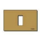 PLACCA 1 POSTO SCATTO ALLUMINIO BRONZO - VIMAR 08635.BR product photo