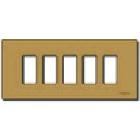 8000-PLACCA 5F SCATTO ALLUMINIO BRONZO - VIMAR 08639.BR - VIMAR 08639.BR product photo