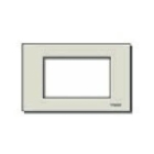 PLACCA 3 MODULI SP ALLUMINIO SCATTO ORO - VIMAR 08657 product photo