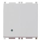 PLANA-INTERR 1P 10AX 2M ILLUMIN.SILVER - VIMAR 14000.2.SL product photo