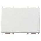 TASTO 3 MODULI ILLUMINABILE AD ANELLO BIANCO - VIMAR 14023 product photo