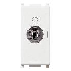 INTERRUTTOR 2P 16AX + CHIAVE BIANCO SERIE PLANA - VIMAR 14083.CU product photo