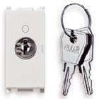 PLANA-INTERR.2P 16AX +CHIAVE ESTR.POS.O BIANCO - VIMAR 14083.S - VIMAR 14083.S product photo