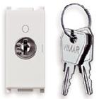 PLANA-PULSANTE 2P NO 16A+CHIAVE UNIF.000 BIANCO - VIMAR 14087.CU - VIMAR 14087.CU product photo