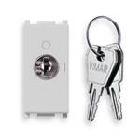 PLANA-PULSANTE 2P NO 16A+CHIAVE ESTR.POS.O BIANCO - VIMAR 14087.SL product photo