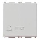 PLANA-PULSANTE SET/RESET X CHIAM.EMERG.SILVER - VIMAR 14183.SL product photo