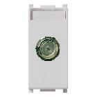 PLANA-PRESA TV CONNETTORE F SILVER - VIMAR 14318.SL - VIMAR 14318.SL product photo