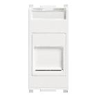PLANA-PRESA RJ45 CAT6 UTP CON PORTELLO BIANCO - VIMAR 14337.6 - VIMAR 14337.6 - VIMAR 14337.6 product photo