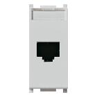 PRESA RJ45 NETSAFE CAT5E UTP SILVER - VIMAR 14338.8.SL product photo
