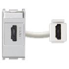 PLANA-PRESA HDMI SILVER - VIMAR 14346.SL - VIMAR 14346.SL - VIMAR 14346.SL product photo