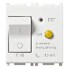 INTERRUTTORE MT DIFFERENZIALE 1P+N C10 10MA BIANCO SERIE PLANA - VIMAR 14411.10 product photo