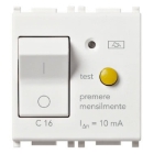 INTERRUTTORE MAGNETOTERMICO DIFFERENZIALE PLANA 1P+N C16 10MA BIANCO - VIMAR 14411.16 product photo
