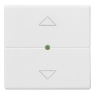 TASTO 2 MODULI SIMBOLO FRECCE BIANCO SERIE PLANA - VIMAR 14532.21 product photo