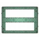 SUPPORTO VIMAR PLANA 14 MODULI +VTI SERIE PLANA - VIMAR 14620 product photo