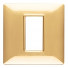 PLANA-PLACCA 1M TECNOPOLIIM.ORO LUCIDO - VIMAR 14641.24 - VIMAR 14641.24 product photo
