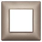 Vimar Plana Placca 2M nichel perlato - VIMAR 14642.74 product photo