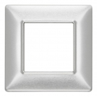 PLANA-PLACCA 2M METALLO ALLUMINIO SPAZZOLATO - VIMAR 14642.81 - VIMAR 14642.81 product photo