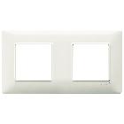 PLACCA 4 MODULI (2+2) INT71 AVORIO - VIMAR 14643.02 product photo