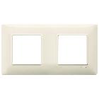 PLANA-PLACCA 4M (2+2) INT71 TECNOP.BEIGE - VIMAR 14643.03 product photo