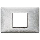 PLANA-PLACCA 2M.CENTR.METALLO ARGENTO METALL - VIMAR 14652.71 product photo