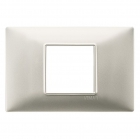 PLANA-PLACCA 2M.CENTR.TECNOP.NIKCEL OPACO - VIMAR 14652.21 - VIMAR 14652.21 product photo