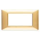 PLANA-PLACCA 4M TECNOPOL.ORO LUCIDO - VIMAR 14654.24 - VIMAR 14654.24 product photo