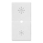 DUE MEZZI TASTI 1M DIMMER BIANCO - VIMAR 14755.3 - VIMAR 14755.3 product photo