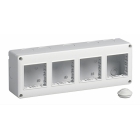 CONTENITORE IP40 8 MODULI 2X4 PER SERIE PLANA ARKE EIKON - VIMAR 14814 product photo