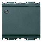 IDEA-DEVIATORE 1P 16AX LUMIN.2M GRIGIO - VIMAR 16025.M - VIMAR 16025.M product photo