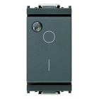 INTERRUTTORE 2P 16AX LUMINOSO SERIE IDEA GRIGIO - VIMAR 16036 product photo