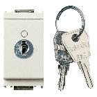 IDEA-INTERRUTTORE 2P.16A C/CHIAVE BIANCO - VIMAR 16165B - VIMAR 16165B product photo