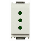 PRESA IDEA 2P+T 10A P11SERIE IDEA BIANCO - VIMAR 16201.B product photo