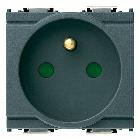 IDEA-PRESA SICURY 2P+T 16A FRANCESE GRIGIO - VIMAR 16212 - VIMAR 16212 product photo