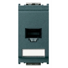 PRESA RJ45 NETSAFE CAT.6 UTP110 SERIE IDEA GRIGIO - VIMAR 16359.6 product photo