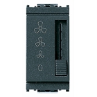 COMMUTATORE A SLITTA 1P 6A 250V 4 POSIZIONI GRIGIO - VIMAR 16558 product photo