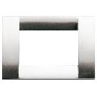 PLACCA CLASSICA 3M NICHEL SPAZZOLATO - VIMAR 16733.34 product photo