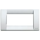 PLACCA CLASSICA 4M ARGENTO METALL. - VIMAR 16734.21 product photo