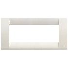 PLACCA CLASSICA 5 POSTI BIANCO TECNOPOLIMERO IDEA VIMAR 16745.04 - VIMAR 16745.04 product photo