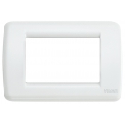 Placca Rondo' 3 Moduli Vimar Idea Bianco - VIMAR 16753.01 product photo