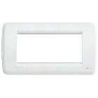 IDEA RONDO'-PLACCA 4M METAL BIANCO - VIMAR 16754.01 - VIMAR 16754.01 product photo