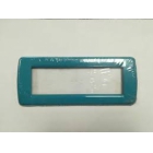 PLACCA 6 MODULI METALLO TURCHESE - VIMAR 16756.06 product photo