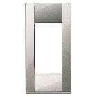 IDEA CLASSIC-PLACCA 1M PANNELLI METALLO ARGENTO ME - VIMAR 16781.21 product photo