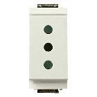 IDEA-PRESA 2P+T 10A MOD.RIDOTTO BIANCO - VIMAR 17031.B - VIMAR 17031.B product photo