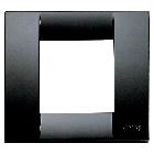 IDEA CLASS-PLACCA 1/2M RID.TECNOPOL.NERO - VIMAR 17097.16 - VIMAR 17097.16 product photo