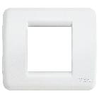 IDEA RONDO'-PLACCA 1/2M RID.TECNOPOL.BIANCO BRILL - VIMAR 17098.01 - VIMAR 17098.01 product photo