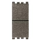 DUE PULSANTI INDIPEND.NO+NO 10A METAL - VIMAR 19066.M - VIMAR 19066.M product photo