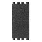 DUE PULSANTI INDIPEND. NO+NO 10A GRIGIO - VIMAR 19066 product photo