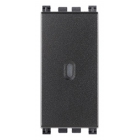 INVERTITORE ASSIALE ILLUMINABILE VIMAR ARKÃ 1 PULSANTI 16AX 250V GRIGIO - VIMAR 19113 product photo